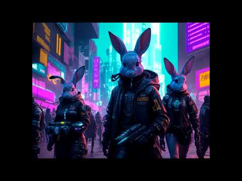 Cyberpunk Hop Squad | CyberPunk Music | Lofi Beats | Gaming Vibes | Lofi Bunny