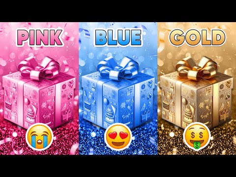 Choose Your Birthday Gift! 🎂 Pink, Blue or Gold 💗💙⭐ How Lucky Are You? 😱 Quiz Shiba