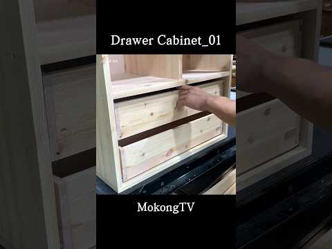 drawer cabinet 01 #woodworking #diy #cabinet