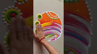 #satisfying #ganeshchaturthirangolirangoli #gaurai #gauriganapatirangoli