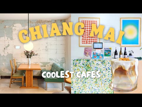 Best Cafes in Chiang Mai 🇹🇭  Cafe Hopping in Old City + What to Eat (Thailand Travel Vlog)