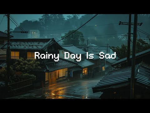 Rainy Day Is Sad 💧 Raining In 1980s City 🌧️ Beats to relax/Study