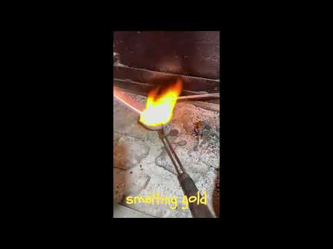 Gold smelting #jewellery #gold #handmade #processing #shorts #jewelry #smelting