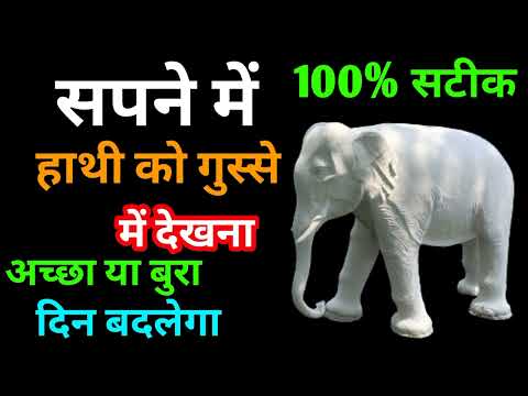 सपने मे हाथी को गुस्से में देखना । Sapne Me Hathi Ko Gusse me Dekhna । Seeing Elephant In Dreams