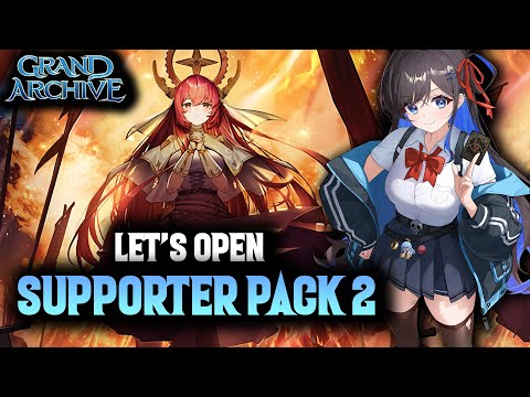 Supporter Pack 2 Opening! + Tristan Deckbox and AX Goodies! Grand Archive TCG