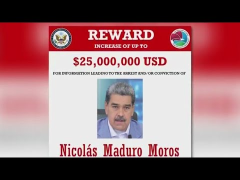 Reward for capture of Venezuela's Maduro increased to $25 million