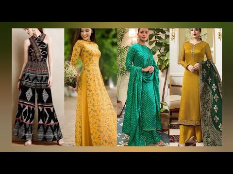 aesthetic plazo trousers designs|| wide legged trouser pants designs|| kurti shorts with plazo