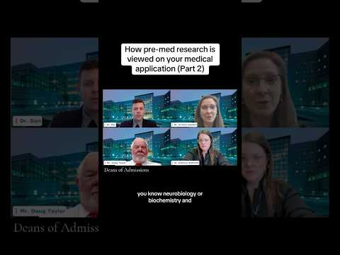 Wondering if/how you should get started with research as a premed student? I asked med school deans!