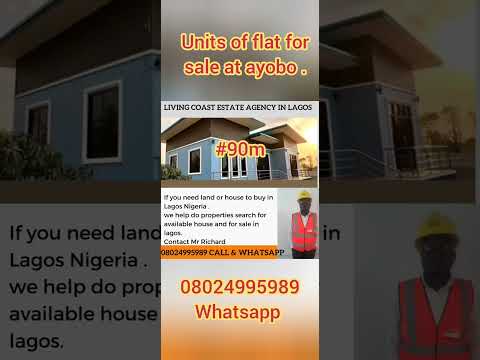 4 units of 3 bedroom flat and 2 unit of mini flat for sale at ayobo for #60m