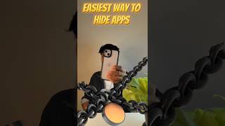 easiest way to hide apps in iphone #shorts #foryou #iphonetricks