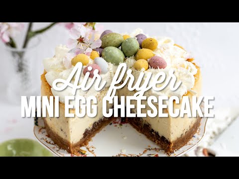 Air Fryer Mini Egg Cheesecake (perfect for Easter!) | Supergolden Bakes