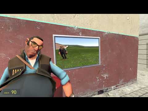 Sniper using the black mesa sweet voice