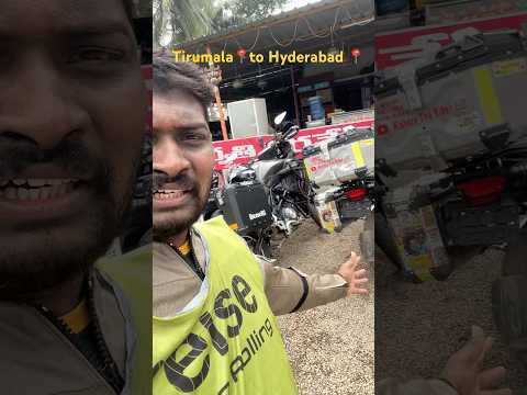 Tirumala to Hyderabad bike ride #trending