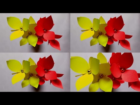 Easy and Beautiful Paper Flowers| Paper Flowers Making Ideas| Home Decorations Idea|