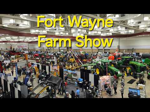 Fort Wayne farm show 2025 🚜 Million Dollar combine & $1.26 million tractors!!!😮