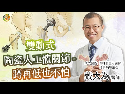 【雙動式陶瓷人工髖關節】【股骨頭缺血性壞死】戴大為醫師-成大e學堂