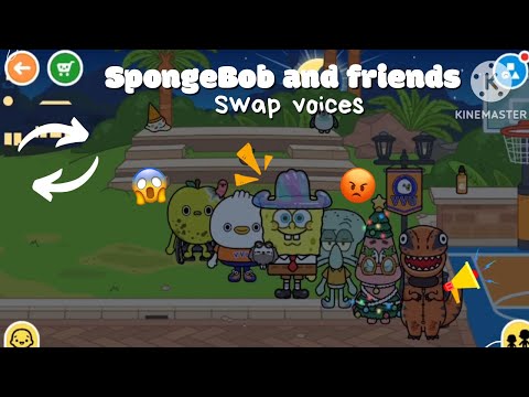 SpongeBob and Friends Swap Voices #134 🔄🗣️📣#youtubevideo #swap #spongebob #tocaboca