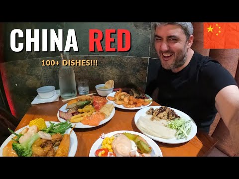 EPIC 100-Dish CHINESE Buffet at China Red 🇨🇳