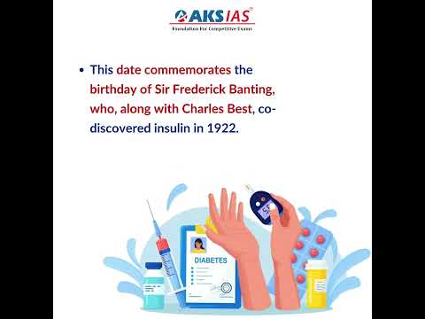 World Diabetes Day 2024#aksias #upsc #currentaffairs #Worlddiabetesday2024 #insulin