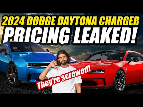 PRICING LEAKED ON 2024 DODGE CHARGER DAYTONA EV... THIS CAN'T BE REAL!!!