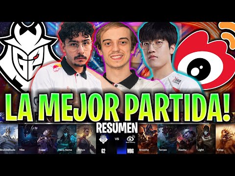 G2 EN LA MEJOR PARTIDA DEL MUNDIAL! *MUY ÉPICO* | G2 vs WBG RESUMEN SWISS STAGE WORLDS 2024 LVP