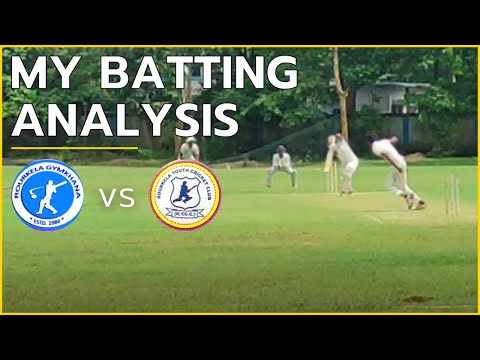 My First Match of the season | Batting Analysis | Video Analysis