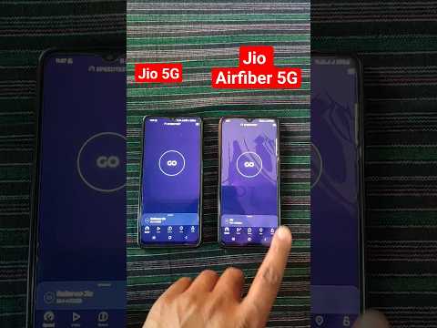 Jio 5G vs Jio Airfiber 5G Speed Test