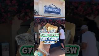 BEST Entrée at the Food and Wine Festival: Lamb Gyro Food Review! 🥙😮