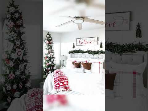 Ideas para recamara en navidad !!christmas bedroom ideas!