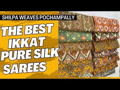 LATEST IKKAT SAREES||TISSUE BY PATTU SAREES||POCHAMPALLY WEDDING SAREES||IKKAT SAREES WITH PRICE