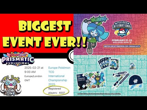 EUIC 2025 Will be the Biggest Event EVER! Pokémon TCG European Championships Will be HUGE!