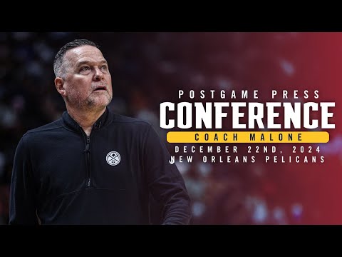 Coach Malone Full Postgame Press Conference vs. Pelicans 🎙 | 12/22/24