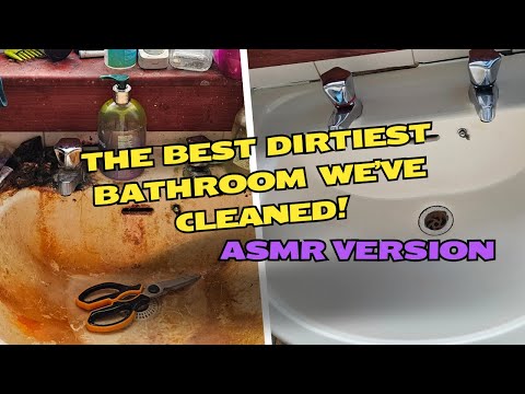 ASMR Version - Extreme bathroom clean!!!