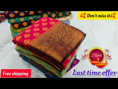 Latest trending Diwali binni silk sarees collection| 28 oct 2024 | #latest #4s #trending