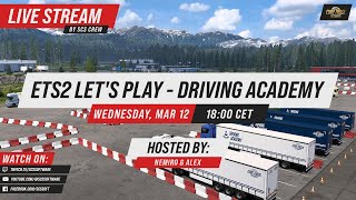 ETS2 Let's Play Driving Academy | Can we make it through? 🚛