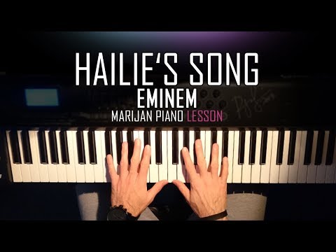 How To Play: Eminem - Hailie's Song | Piano Tutorial Lesson + Sheets