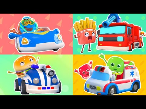 A Cool Toy Car | Yummy Foods Family | Best Cartoons for Kids BabyBus TV - Kids Cartoon