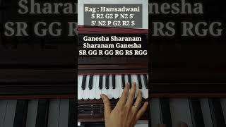 Learn to play Ganesha Sharanam Sharanam Ganesha on Harmonium #shorts #Ganeshsong