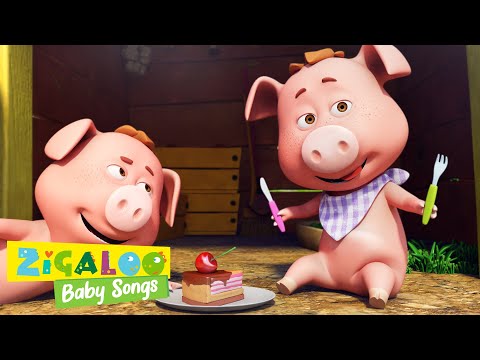 This Little Piggy with Johnny and Friends and more Kids Videos by Zigaloo Baby Songs