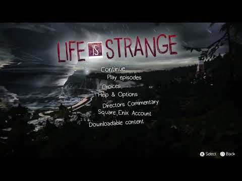 Life Is Strange - Main Menu Storm Ambiance (thunder, rain, ocean waves, trees)