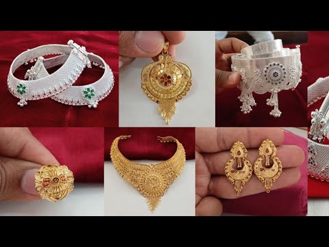 Latest gold & silver Bridal Jewellery designs with weight & price || Dulhan jewellery designs 2024 |