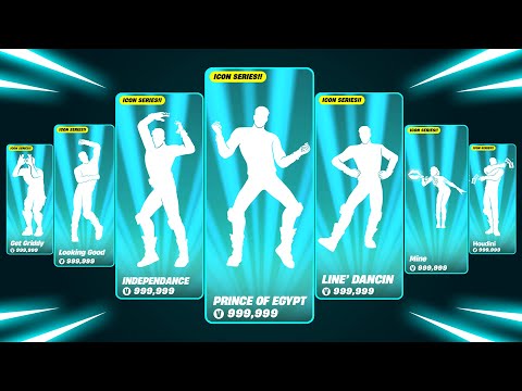 ALL ICON SERIES DANCE & EMOTES IN FORTNITE!