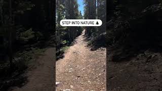 Step Into Nature!  #hiking #adventuretravel #coloradoadventure #mountains