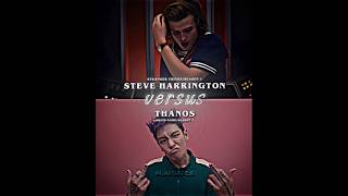 Steve Harrington Vs Thanos (Player 230)#strangerthings#steveharrington#thanos#squidgame#shorts