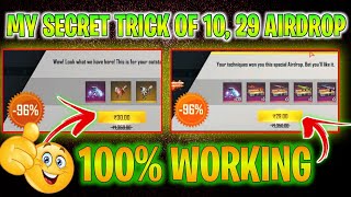 freefire latest special airdrop trick || 10 special airdrop new trick| 29 airdrop new trick freefire