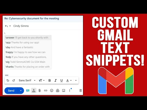 Type Less & Save Time with Text Snippets for Gmail