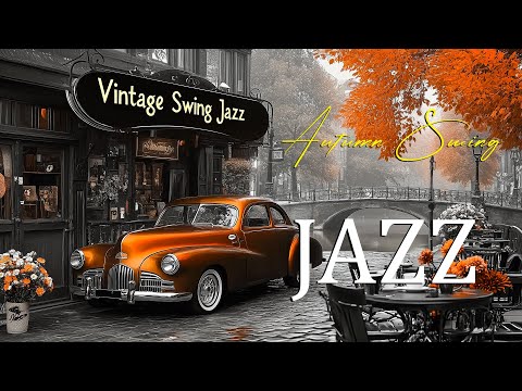 London in Fall 🍁 Embrace a Crisp Autumn Morning with Classic Swing Jazz & Scenic City Streets