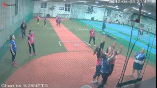 39138 Court1 Willows Sports Centre Cam1 Cherubs (NETS) v Fireballs NETS