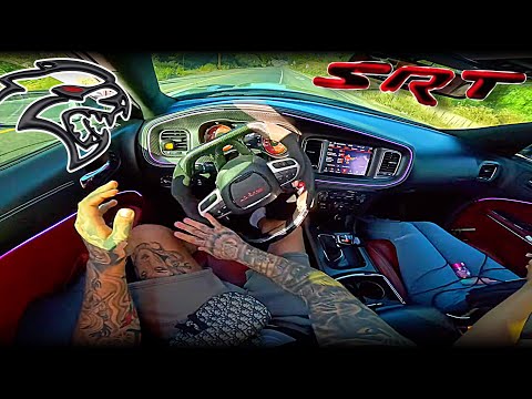 Hellcat Redeye POV Drifting Every Turn in Crocs (Best Sounding SRT)