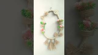 wall hanging with Jude #shorts#shortvideo  #decorationideas#jute #jutecraft #juteart